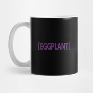 Eggplant Emoji Design Mug